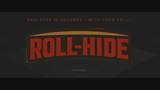Roll-Hide - Skin your deer in seconds, with your drill!