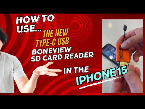 BoneView Memory Card Reader for Apple iOS iPhone & iPad