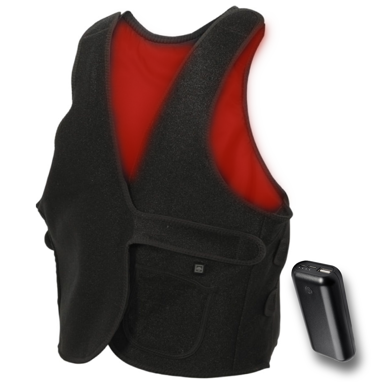 Rechargeable electric heated vest battery included
