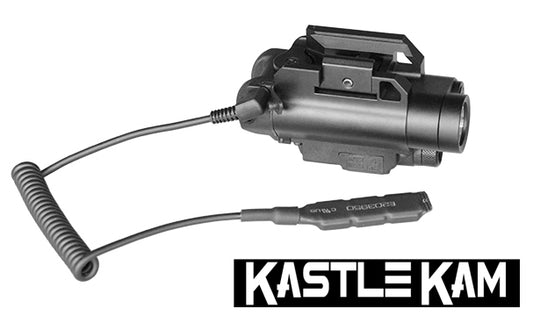 KastleKam Tactical HD Video Camera + Laser Sight + Light - Picatinny Rail Mounted